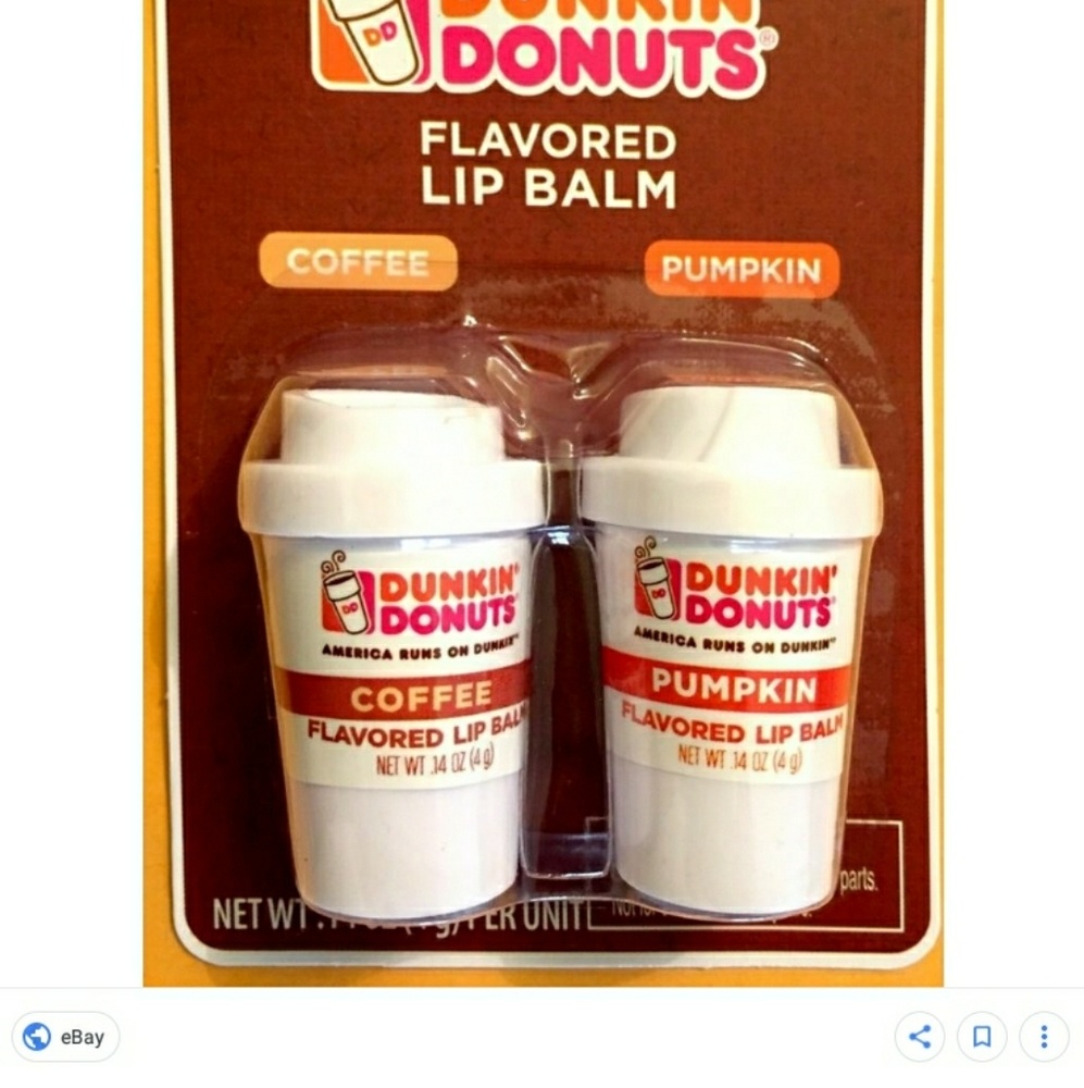Dunkin dounuts. 2pk lip balm
